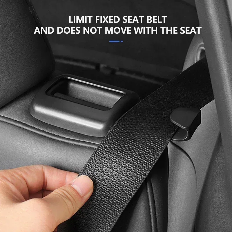 For Tesla Model Y HW4.0 Backseat Seatbelt Guide Holder ModelY Car Rear Seat Safe Belt Guide Limiter Accessories