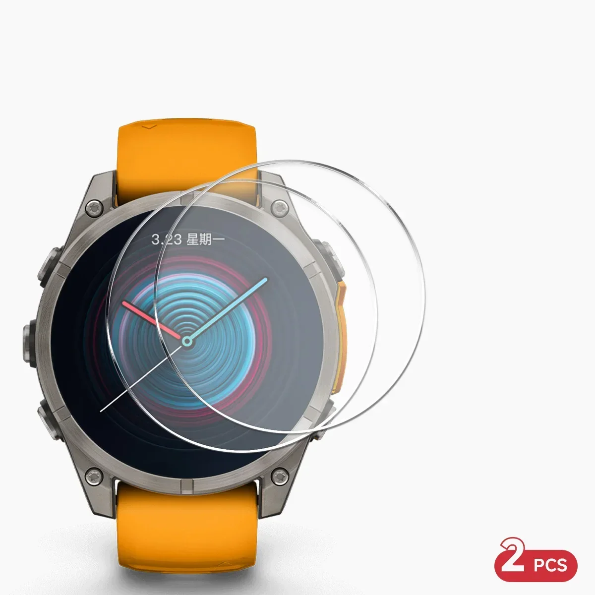 Premium Tempered Glass Screen Protector for Smartwatches - Anti-Scratch, 9H Hardness, Multiple Pack Options