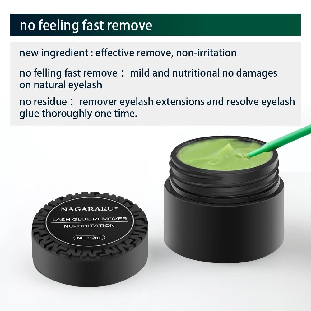 Eyelash Glue Remover Eyelash Glue Remover Cream for Professional False Eyelash Extensions Tool Fragrancy Smell Jelly