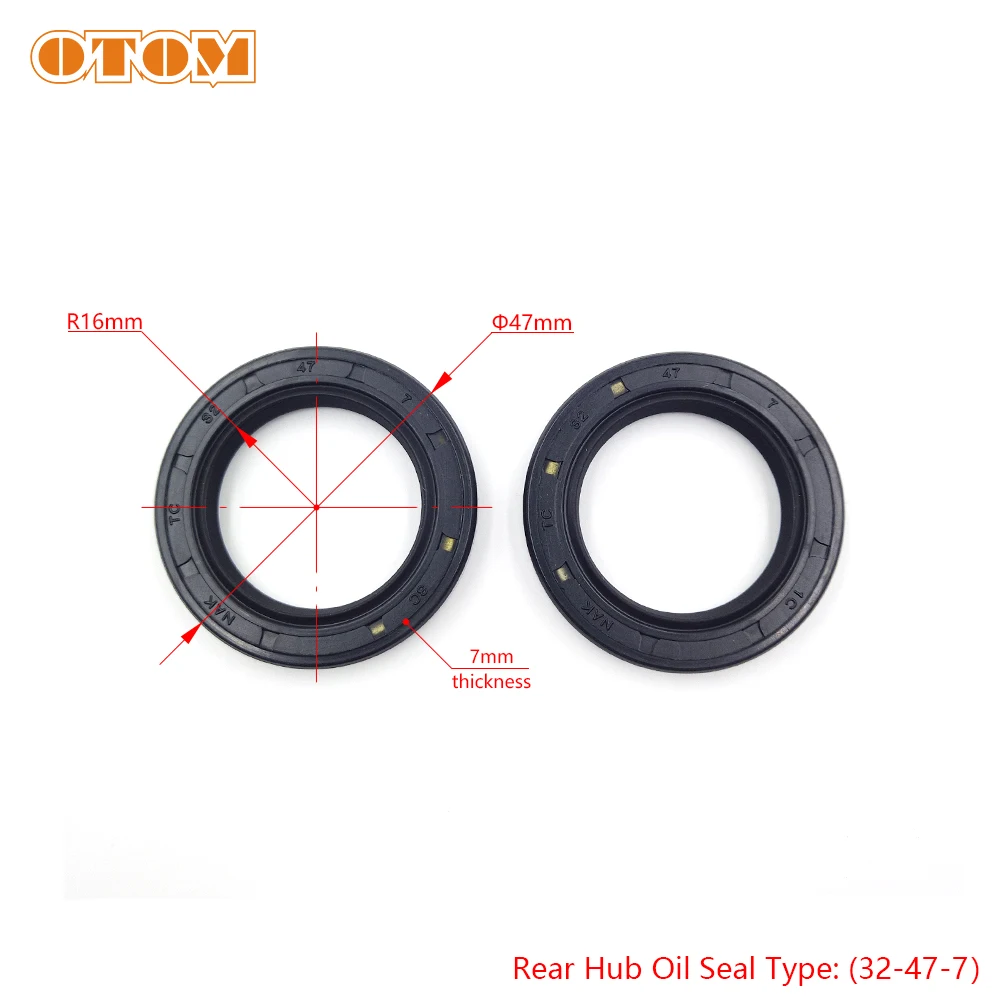 OTOM Motocycle Wheel Hub Oil Seal CNC Machining For HONDA CRF150R CRF250R CRF250X CRF450R CRF450X