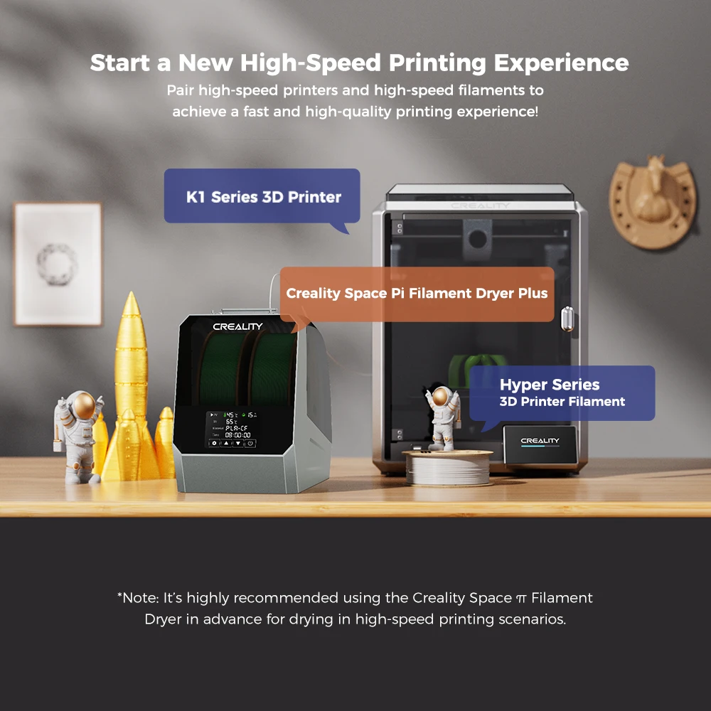 SPACE Pi plus フィラメントドライヤー creality Amazon.com: 2025 Official Space Pi Filament Dryer Plus, 2