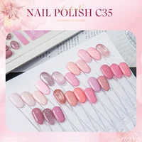 Collection de vernis gel rose Vendeeni à haute pigmentation, 24 couleurs, 15 ml, gel UV, sans TPO, sans HEMA, ensemble de vernis à ongles en gel personnalisé OEM 6