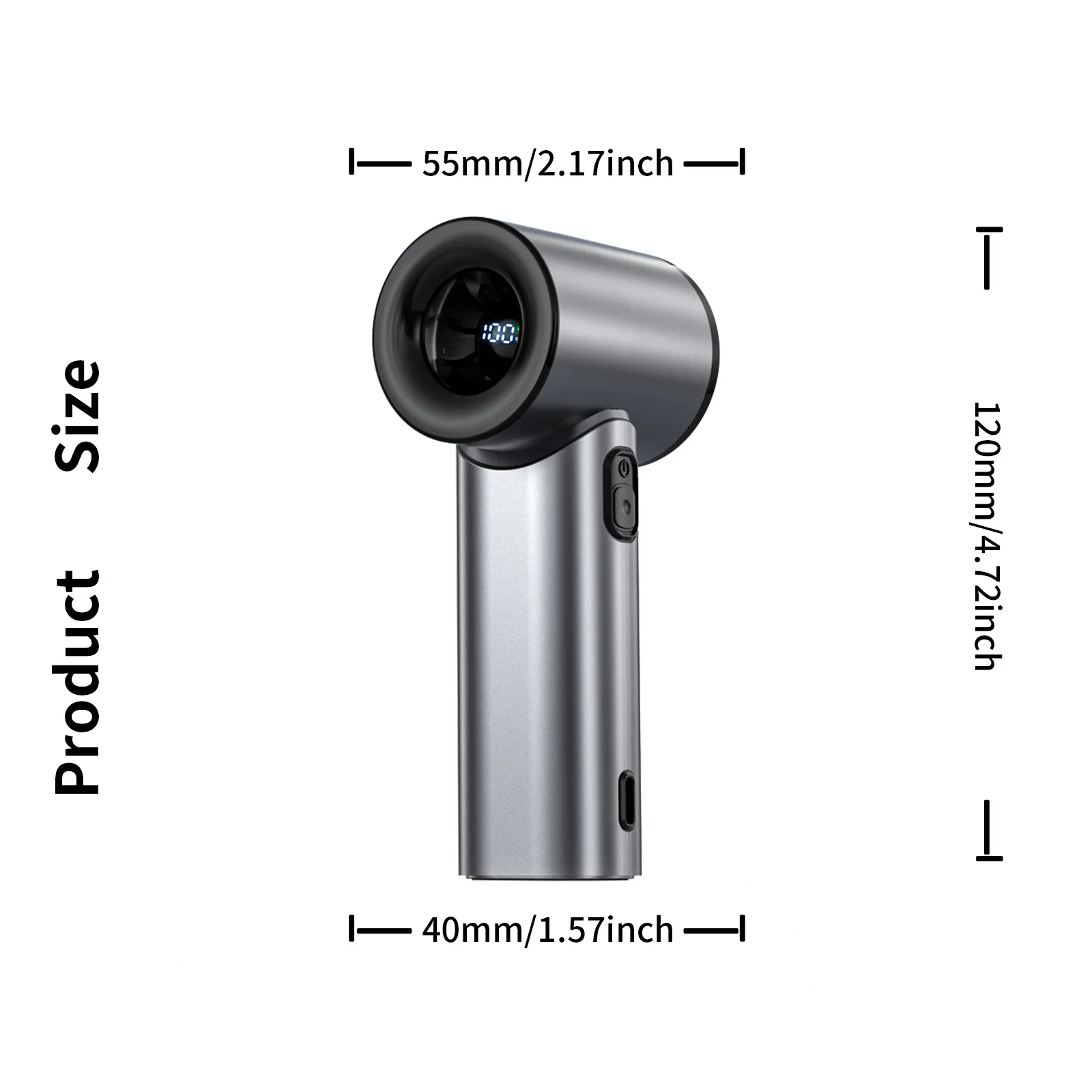 Rechargeable Handheld Fan, Stylish Design, Portable High Speed Fan - Small and Powerful for Outdoor Sports, Travel, Camping