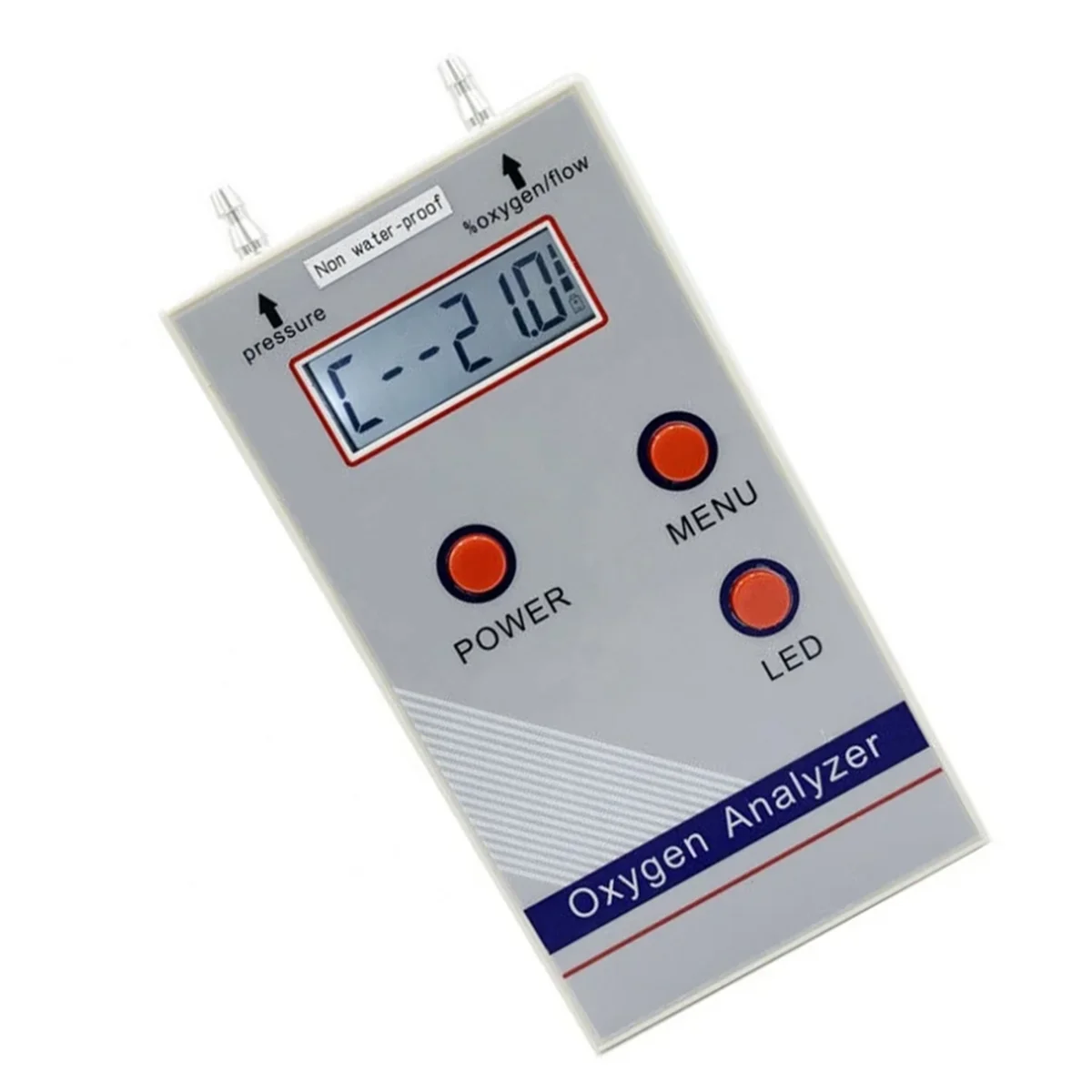 Oxygen Analyzer Tools Oxygen Analyzer Professional Portable O2 Oxygen Concentration Meter Detector 21%-O2 Meter Gas Detector EU Plug