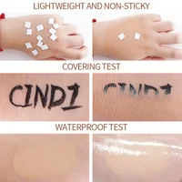 Private Label Full Coverage Matte Non-drying Concealer Long-lasting Liquid Foundation Custom Bulk Makeup Gold Stripe Cover 2