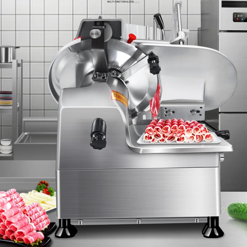 

Mutton cutting machine, commercial electric fully automatic fat beef roll frozen meat semi-automatic meat slicing and slicing