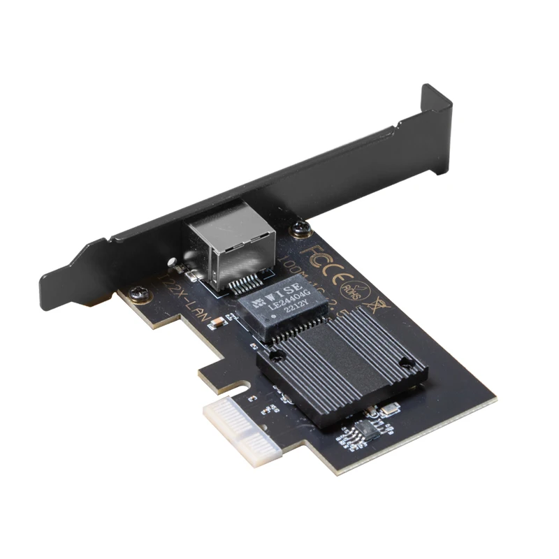 XikeStor Intel I226 2.5G chip PCI-E to RJ45 2500Mbps port Network Card 100/1000/2500Mbps ,SKS-I226-2.5ET