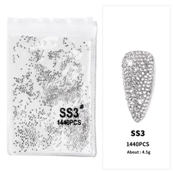 Sparkling Crystal Nail Art Rhinestones Kit with Tools (ZD015-SS3)
