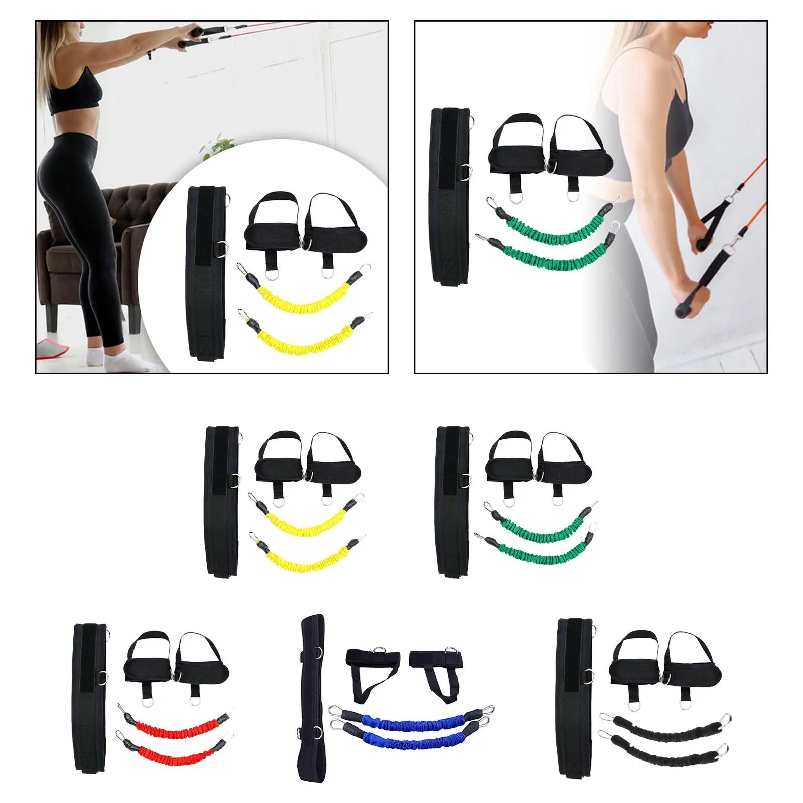 Boxing Resistance Bands Workout Band for Kick Boxing Thai Punch Soccer