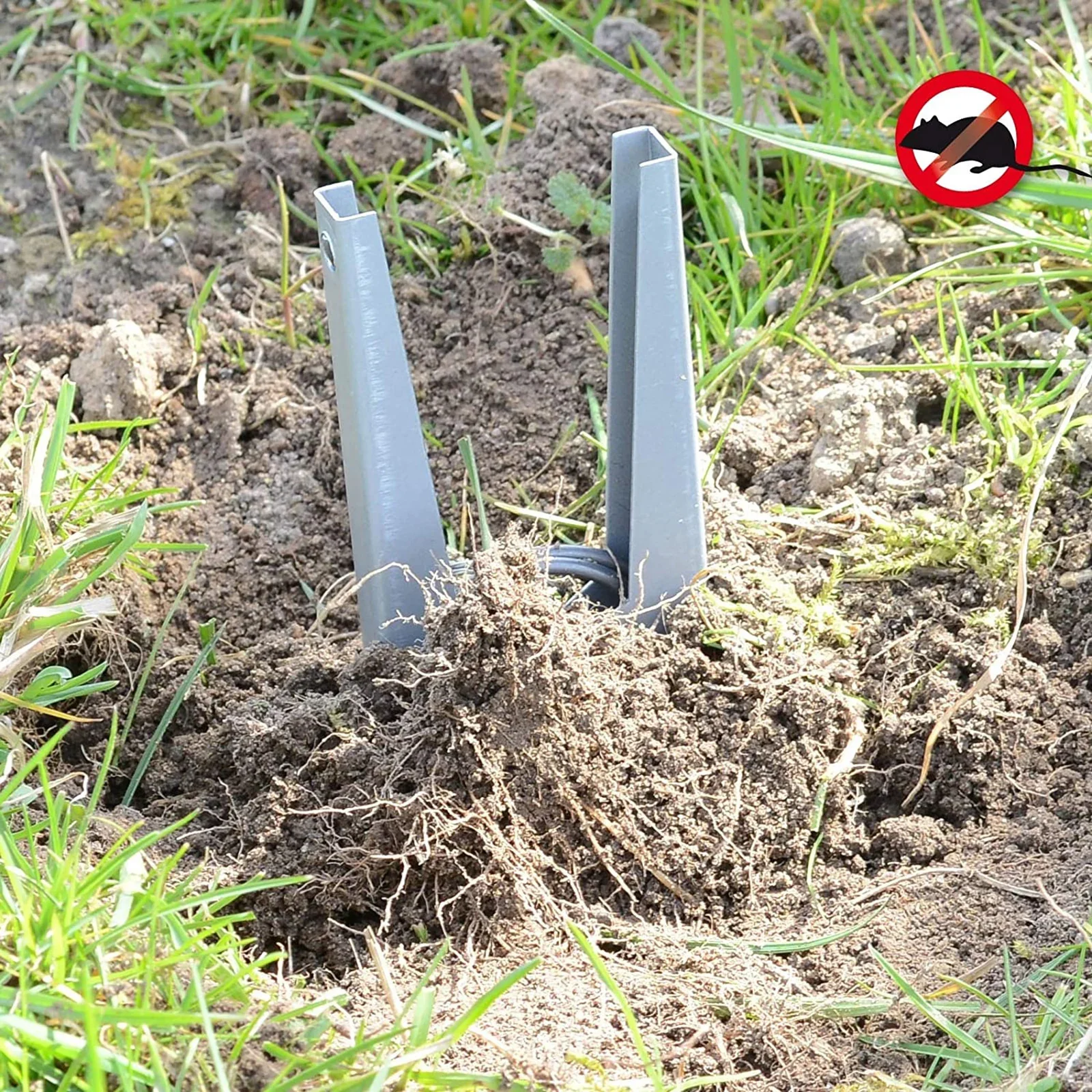 Mole Trap Multi-Function Rat Galvanized Steel Catcher Trap Wild Gopher Clip Eliminator Hamster Catcher for Farm