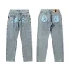 2024 Cyber Y2K Fashion Flying Dog Printed Baggy New Jeans Pants For Men Designer Clothes Luxury Kanye Straight Cowboy Trousers 3
