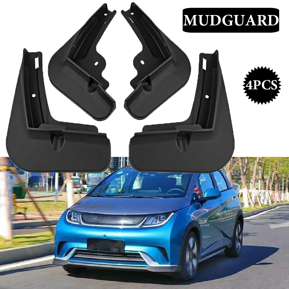

High quality Mud Flaps For BYD Dolphin EA1 2021 2022 Splash Guards MudFlaps Front Rear Mudguards Fender Car Exterior Accessories