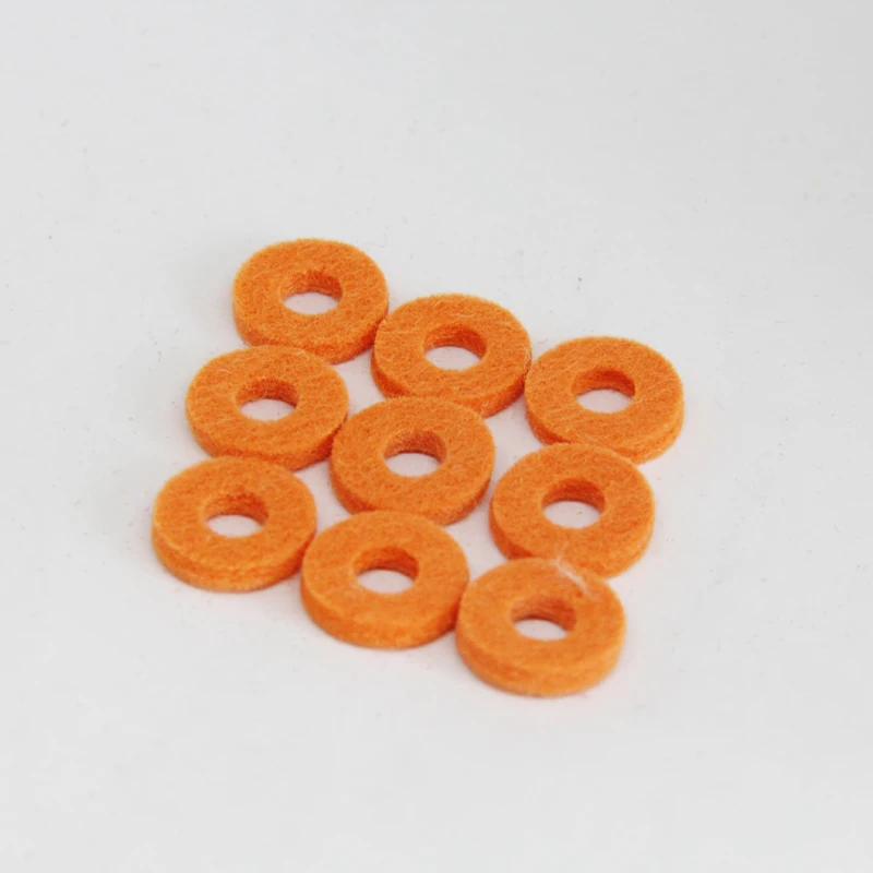Cornet Trumpet Valve Felt Washers Pad Brass Instrument Parts Acc 50pcs