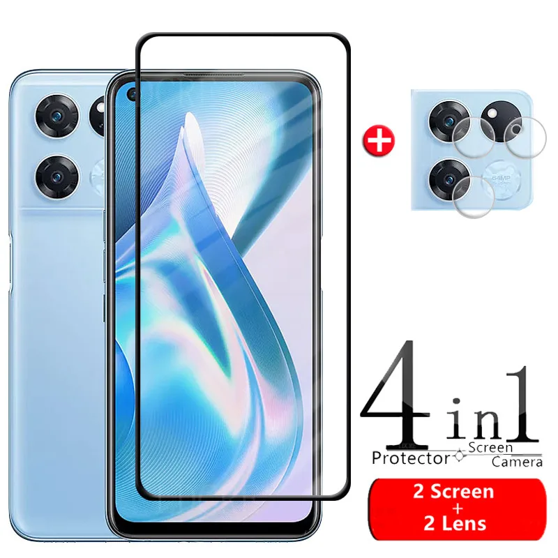 4-In-1 Per Oneplus Ace Racing Glass Per Oneplus Ace Racing Vetro Temperato 9H Pellicola Salvaschermo Per Oneplus Ace Racing Lens Glass