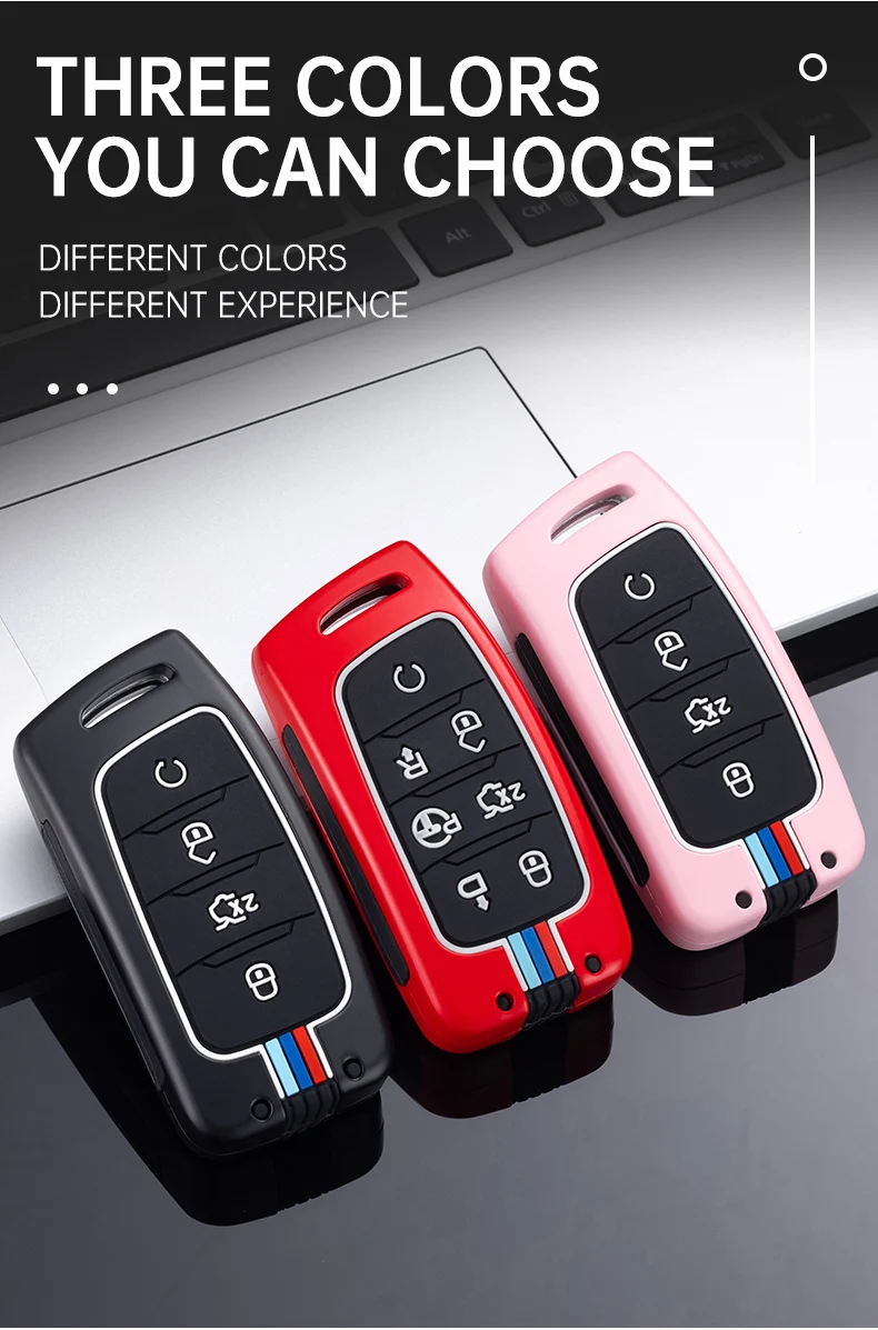 Portachiavi per Changan CS35 Plus custodia portachiavi in lega per auto per Changan CS75 PLUS CS85 coupé CS95 Set di accessori per tappi remoti - S74f13b29fd514167b10ea0ed09ff0cf73