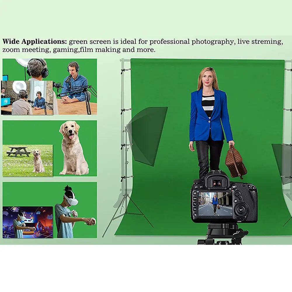 Versatile Tri-Color Photography Backdrop Cloth for Video and Photo Shoots
