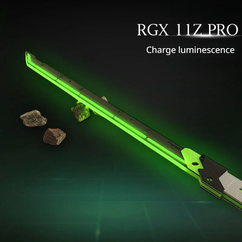 80cm RGX 11z Pro Level 2 Blade Valorant Game Peripheral Melee Weapon Acrylic Glow Sword Weapon Model for Cosplay Toys Gifts Boy