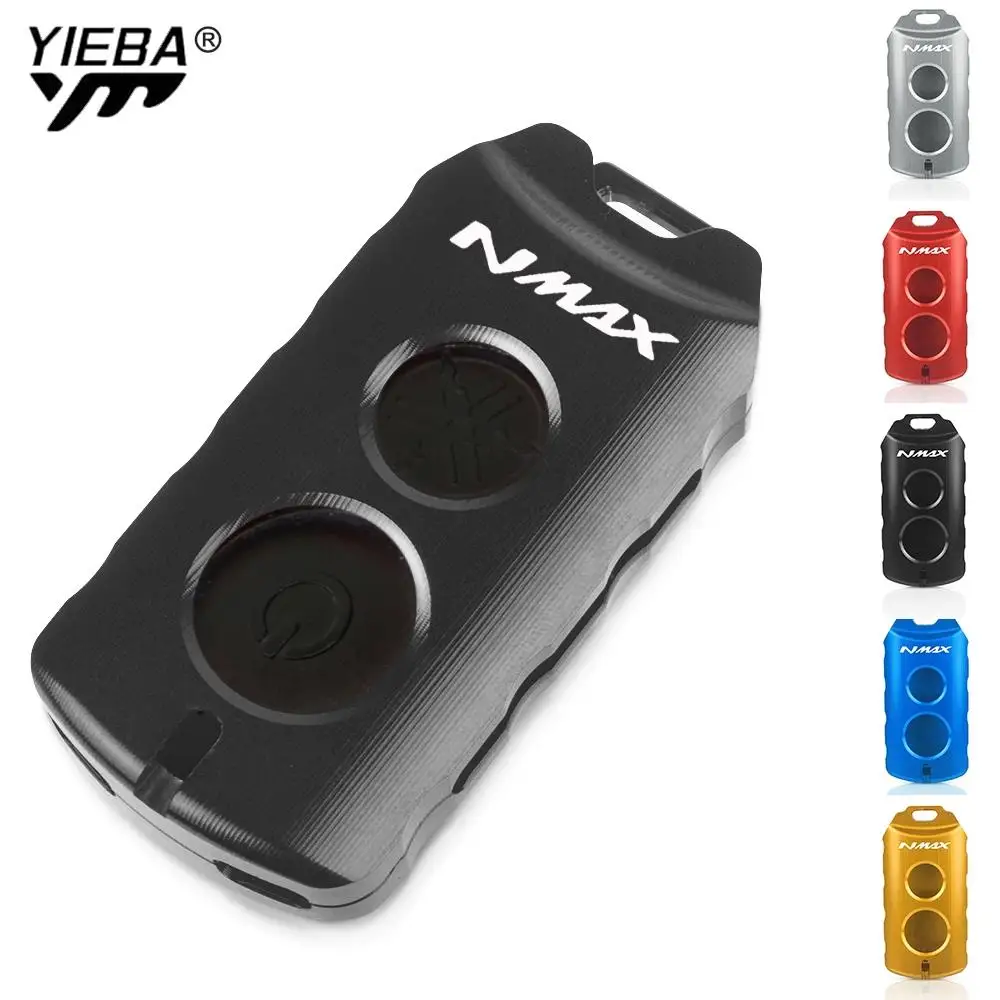 

Motorcycle Aluminum Accessories Motor Key Shell Case Cover Holder Protector For Yamaha NMAX 125 155 N-MAX 2015 2016 - 2019 2018