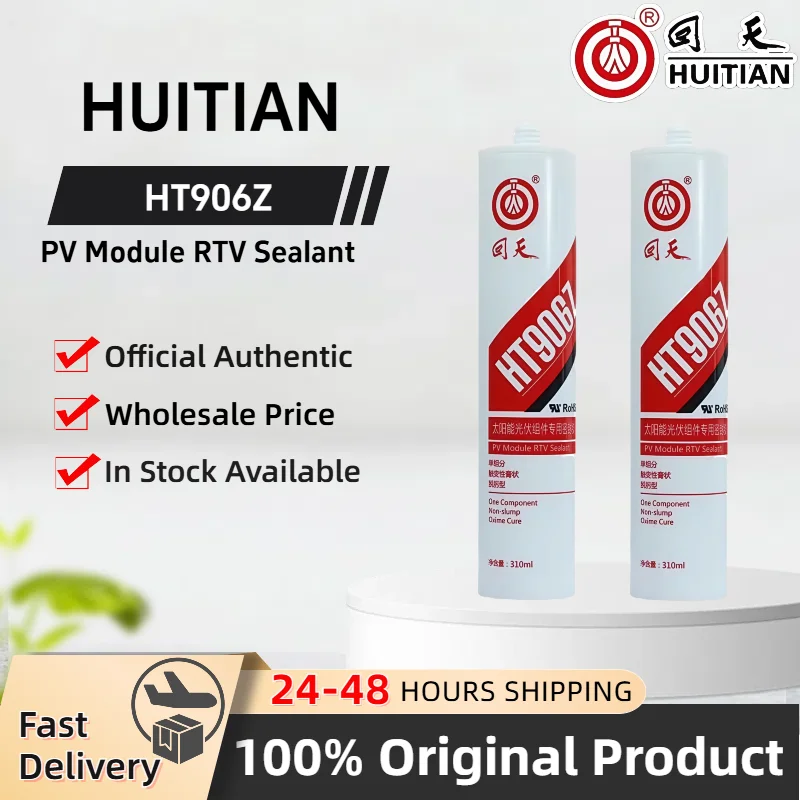 Ht9 Cladding Tube 310ML HUITIAN HT906Z PV Module RTV Silicone Sealant Solar Panel ...