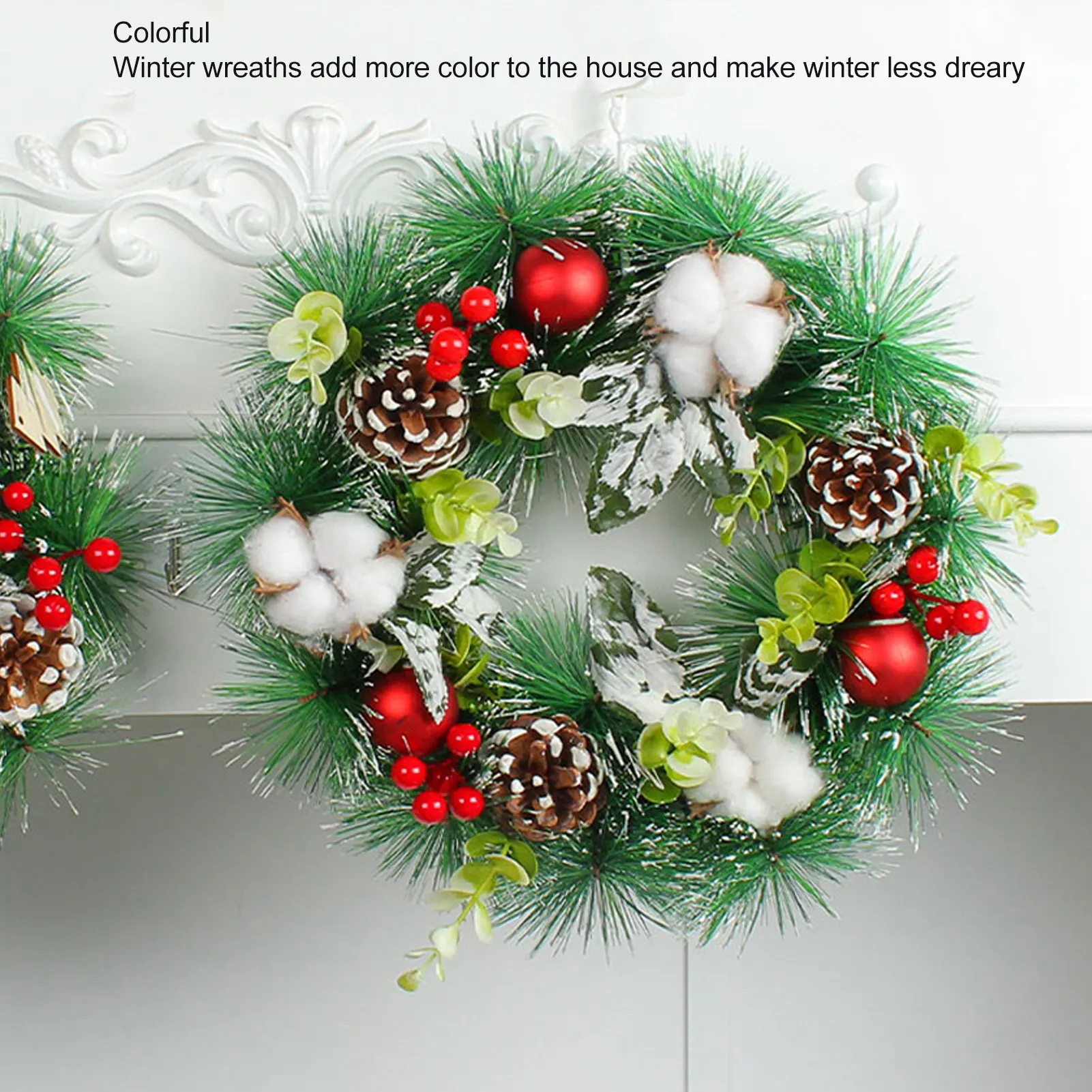 Рисунок 6 - Рождественская гирлянда из искусственного