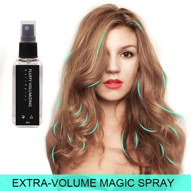 30ml Fluffy Voluming Extra-Volume Powerful Spray Hair Spray Hair Styling Spray Strong Hair Styling Natural Dense Hair Spray Tool