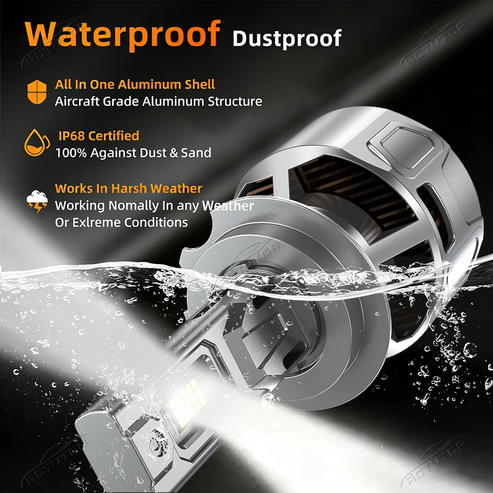 9800W H7 H4 H11 LED 헤드라이트 고출력 캔버스 H1 H8 9005 HB3 9006 HB4 9012 HIR2 터보 램프 6000K 자동차 라이트 12V 24V
