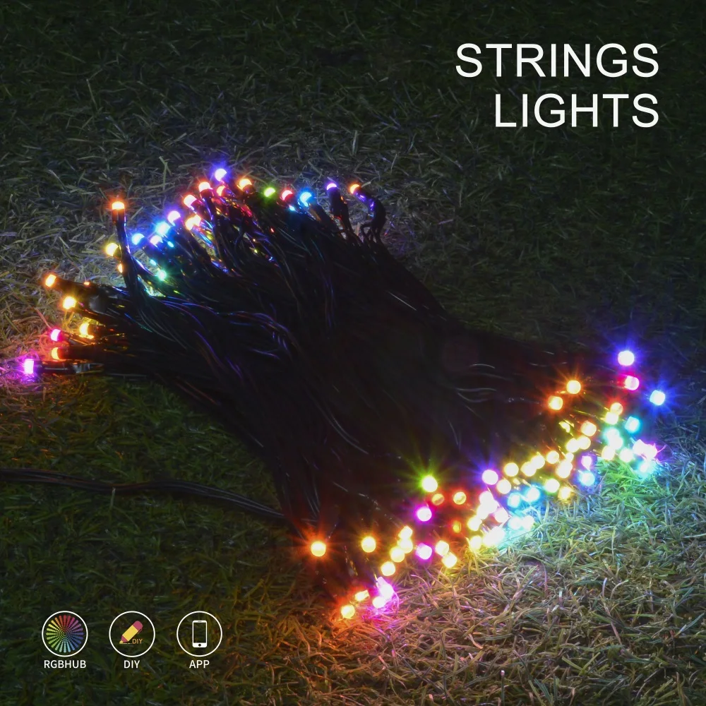 20M 200LED App Control String Light Festoon Garland Fairy Lights USB Christmas Xmas Wedding Decor 2024