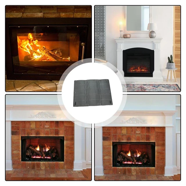 Magnetic Fireplace Cover Fireplace Covers Indoor Fireplace Blanket Cooling  Fire Insulation Fireplace Draft Cover Stops Heat Loss - AliExpress