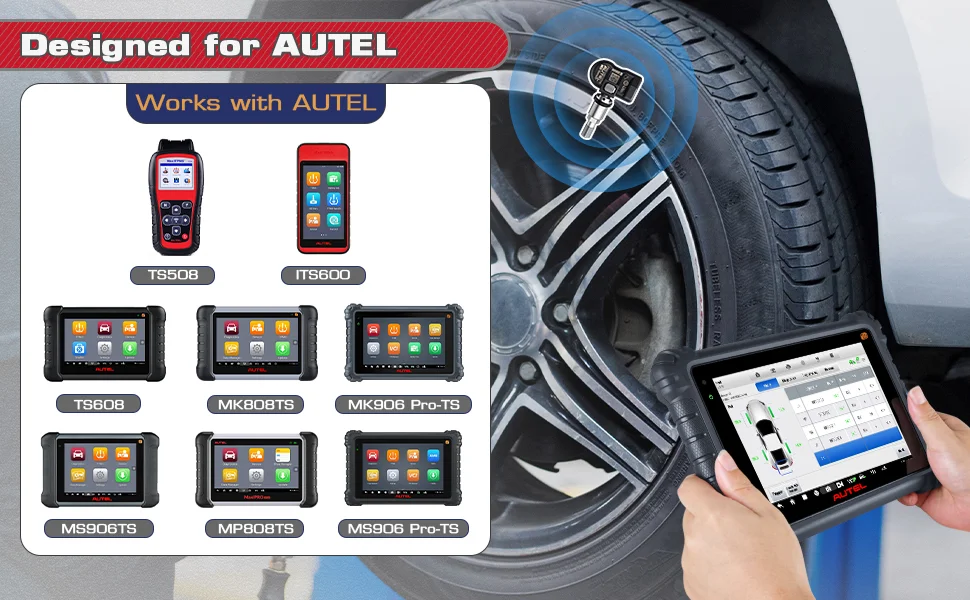 Autel MX-Sensor 2-in-1 315MHz + 433MHz Einpressbarer TPMS Universeller Programmierbarer Sensor OE-Level 100% Klonbar mit Autel TPMS Tool TS4 – Detail 5