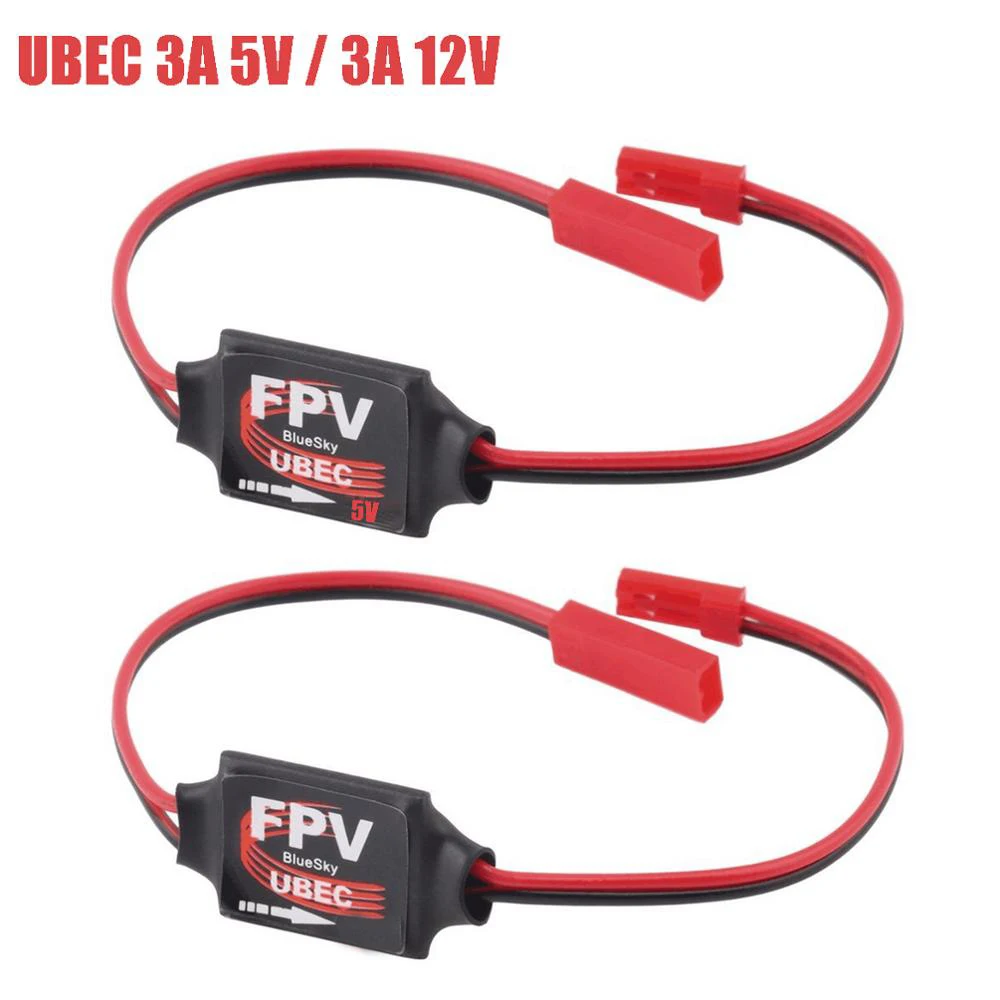 DC-DC Converter Reduction Module 3A 5V/12V Mini BEC for RC Plane FPV Promotion Black and Red Air Accessory Hot Sale | Игрушки и хобби