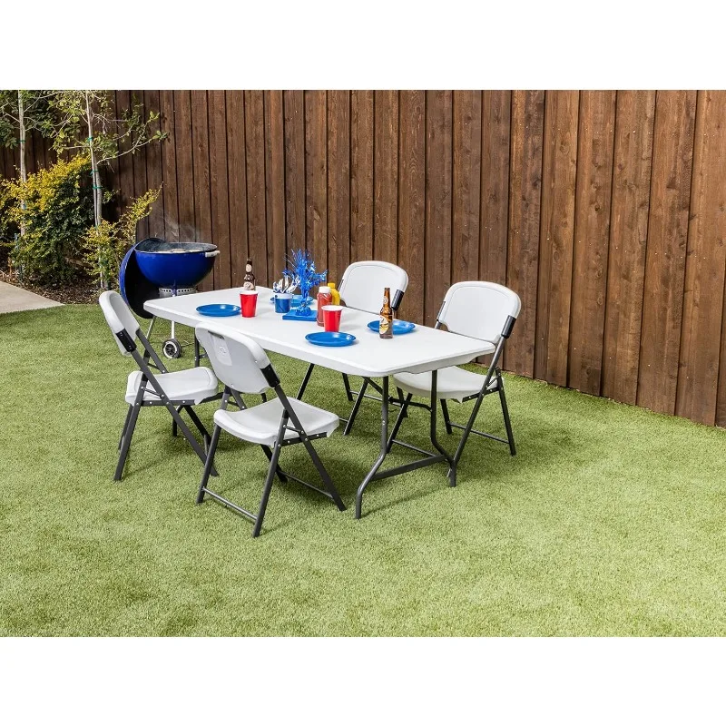 IndestrucTable Too Banquet Resin Folding Tables, 30" x 60"