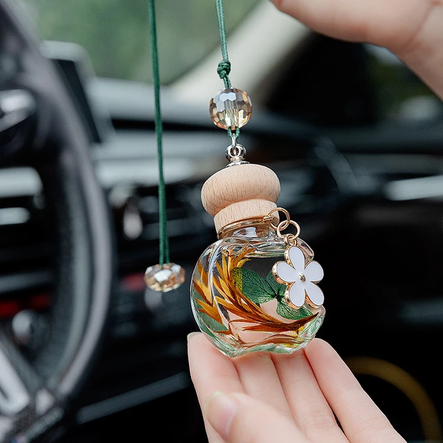 Car Aromatherapy Bottle Pendant Diffuser Essential Oil Aromatherapy Bottles  Portable Fragrance Air Freshener Auto Pendant - AliExpress