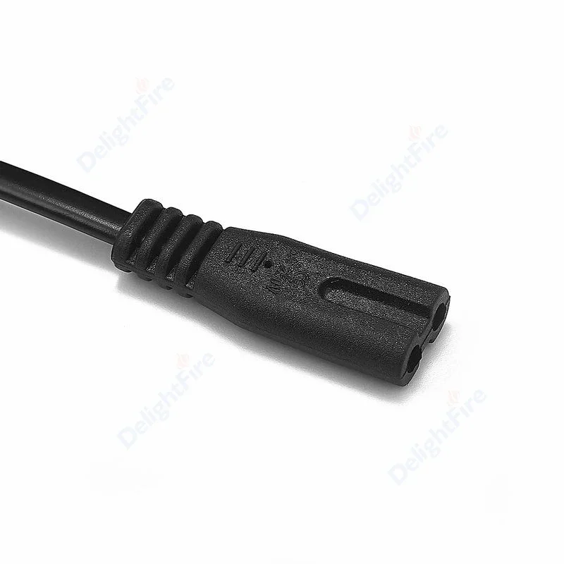 Universal EU/US Power Cable Cord - IEC C7 2-Pin AC Extension