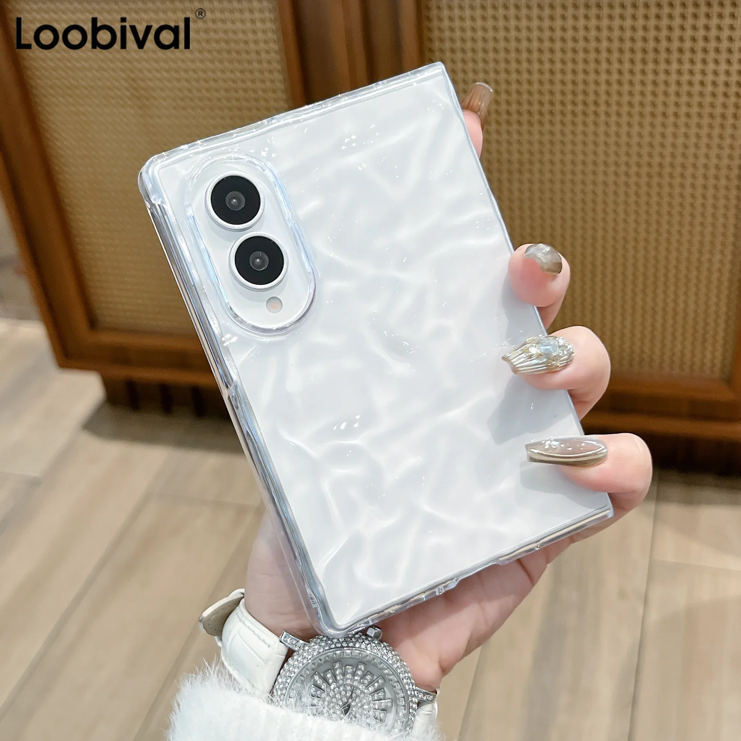 Ultra Clear Thin Design Soft Phone Case - Water Ripple Transparent Cover