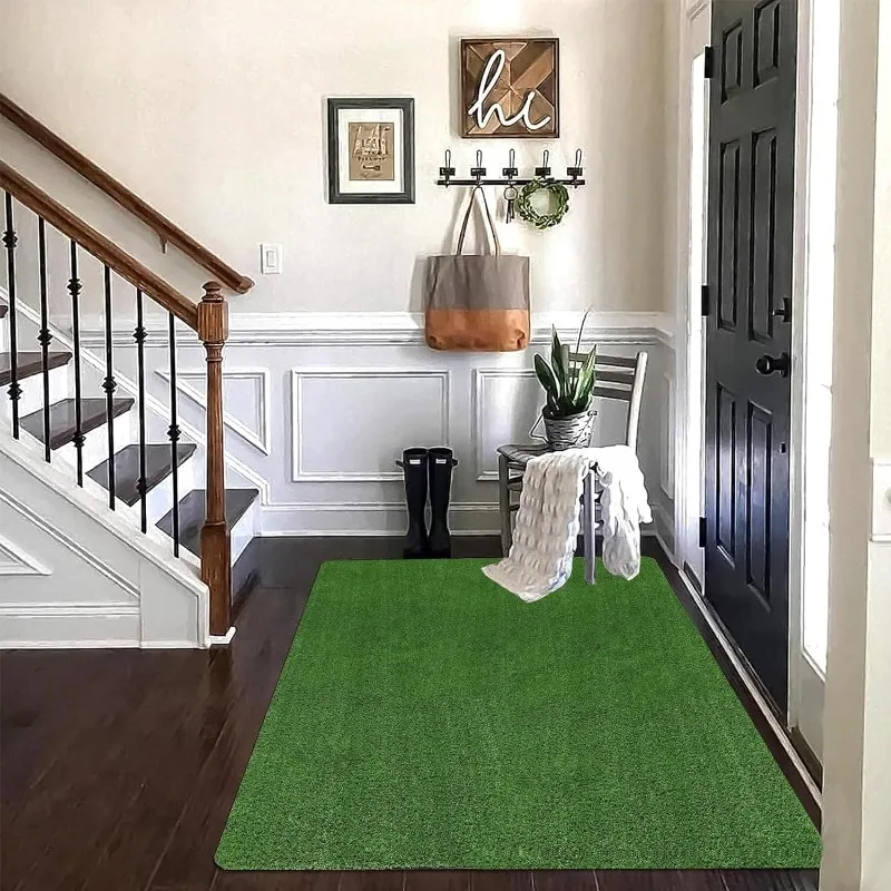 

Artificial Grass, Fake Grass Synthetic Indoor Outdoor Area Rug for Garden Lawn Landscape Doormat Balcony Dog Grass (3FT X 10FT)