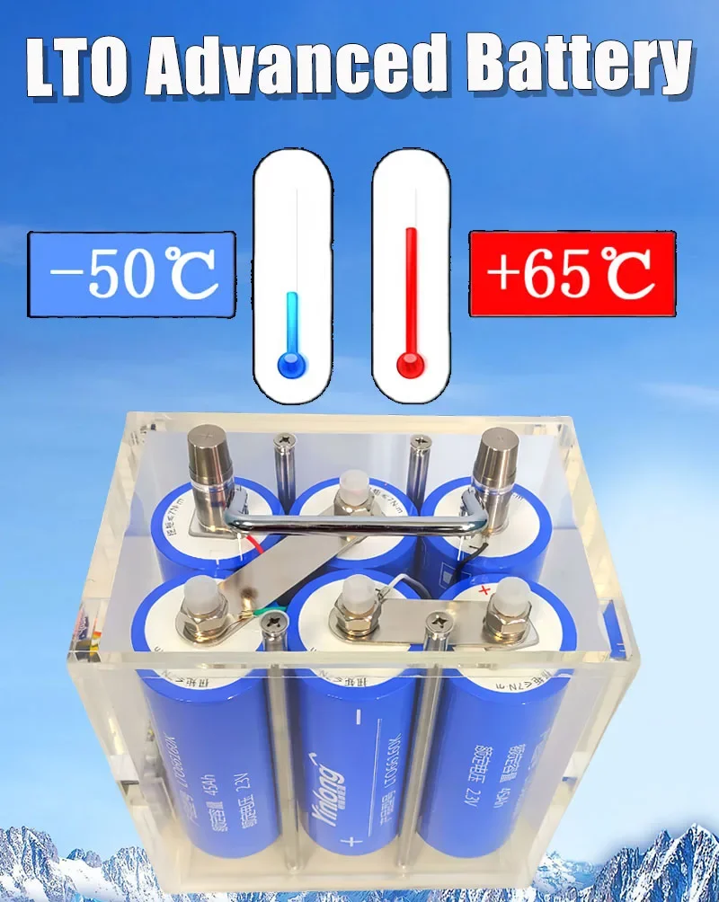 Yinlong 12V 45ah 40ah lithium titanate battery pack LTO 6616010C high-power built-in BMS car audio rechargeable battery tax-free 4