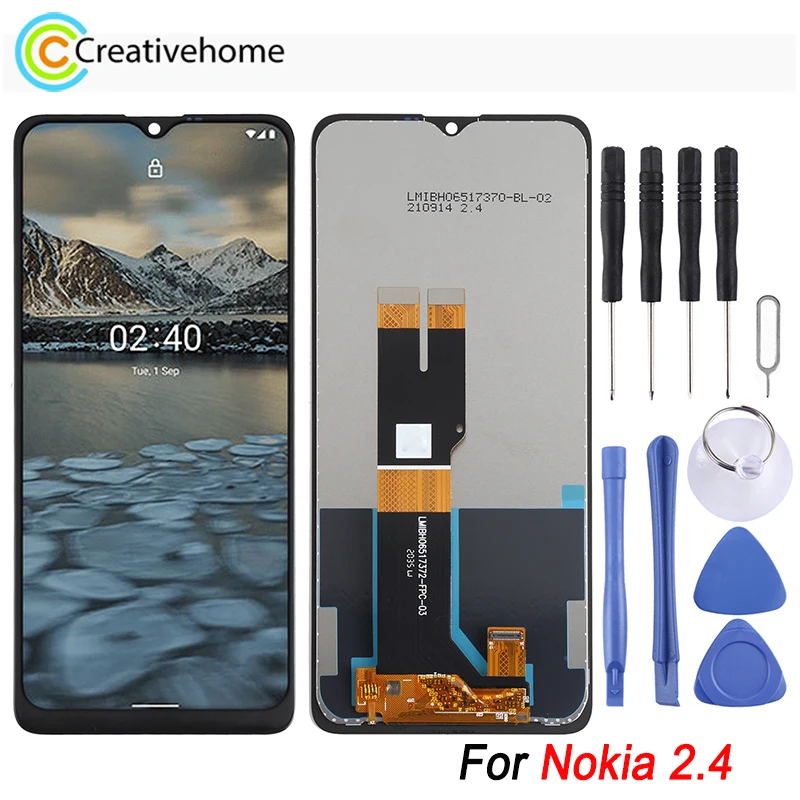 

High Quality LCD Screen and Digitizer Full Assembly with / without Frame for Nokia 2.4 TA-1277 TA-1275 TA-1274 TA-1270