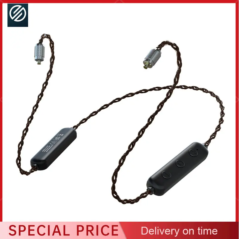 

BGVP M3 Bluetooth adapter cable for headset MMCX auxiliary Bluetooth 5.2 receiver speaker audio music transmitter qdc TRN CCA KZ