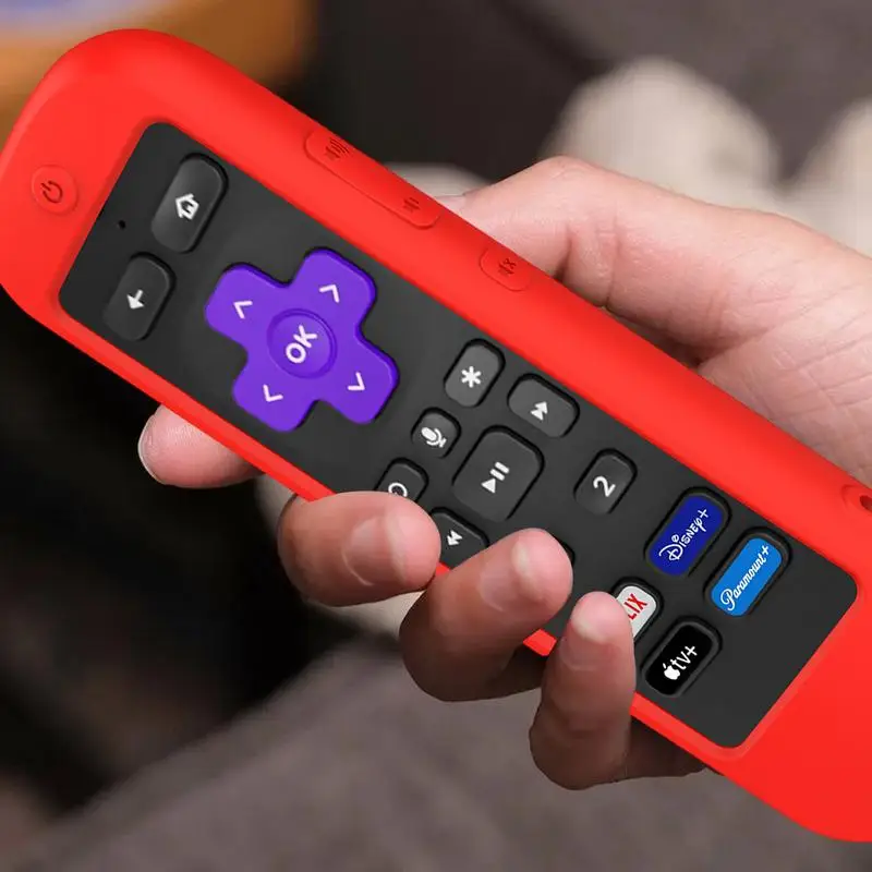 ROKU 울트라 2022 리모컨 보호 케이스, 충격 방지 실리콘 커버, 분실 방지, 세척 가능한 원격 케이스 교체