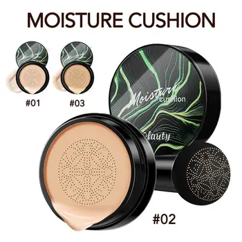 Mushroom Head Air Cushion BB Cream Moisturizing Concealer CC Liquid Foundation Tone Skin Even Makeup Lasting Nude Primer Ba Q4N5