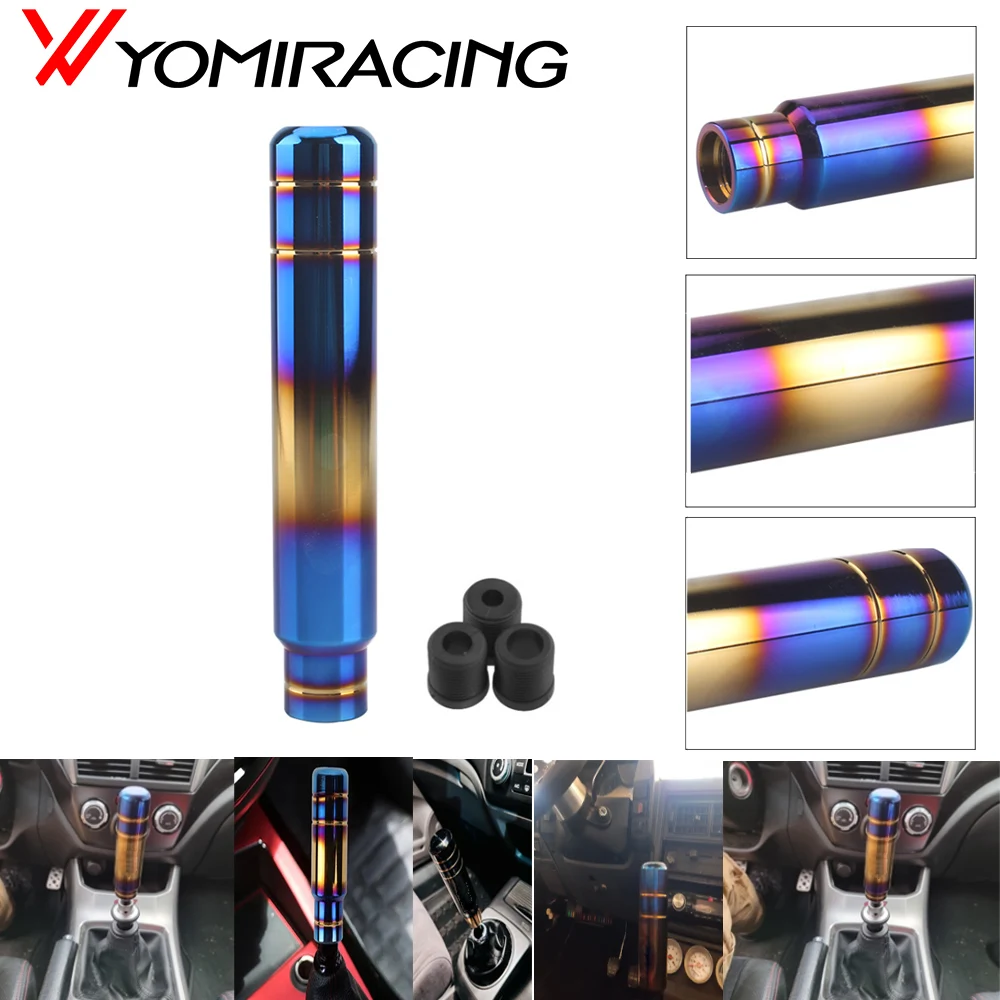 Car Modification Accessories Grilled Blue Gear Shift Head Aluminum Gear