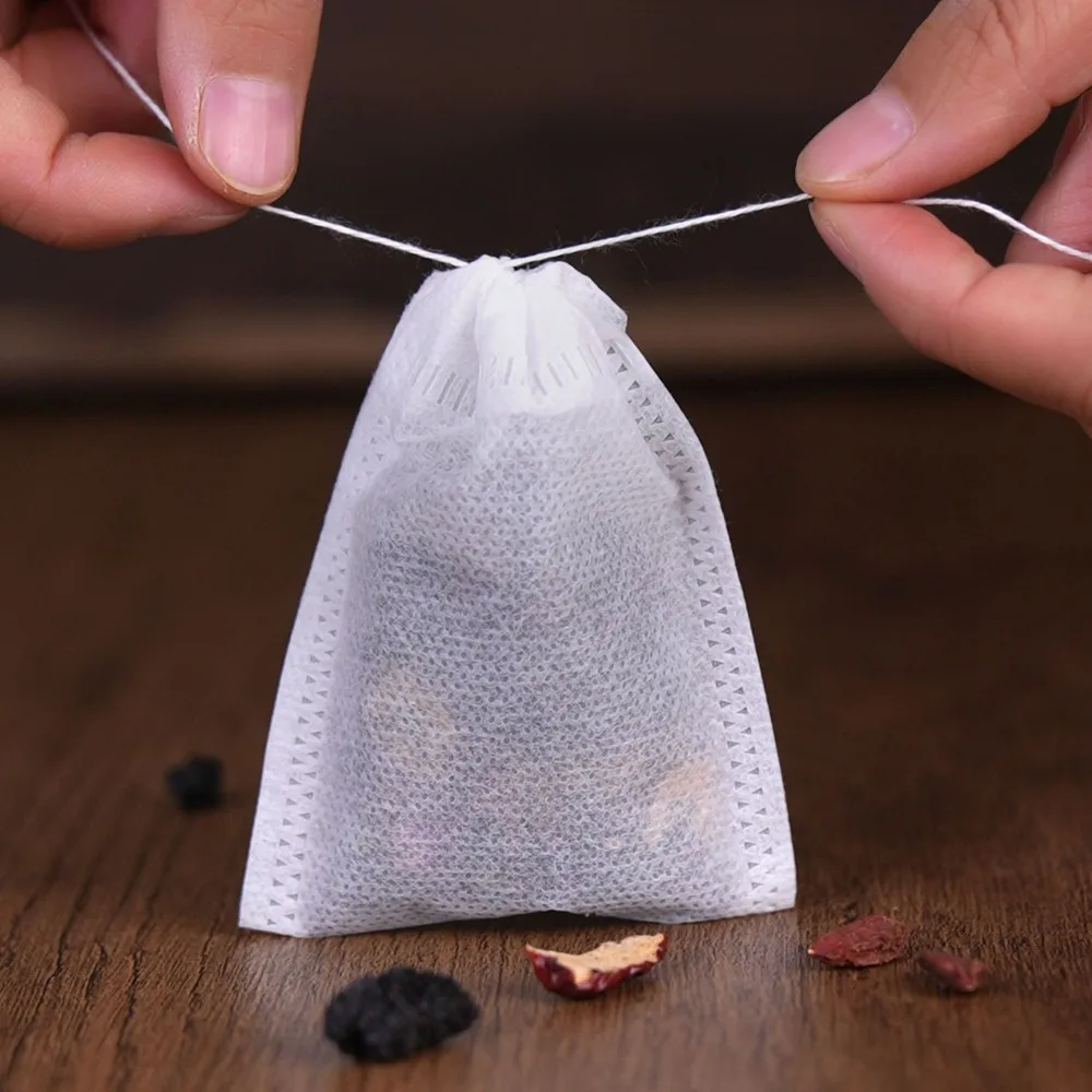 1000-100Pcs Disposable Empty Scented Filter Bags Paper With Drawstring For Coffee Herb Loose Tea Kitchen Tools_voghion.com