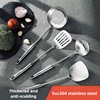 304 Stainless Steel Wok Spatula Metal kitchen utensils Slotted Turner Spoon Ladle Cooking Tools Utensil Set Kitchen Accessories 3