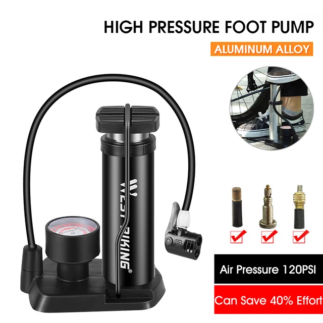 Presta foot pump sale