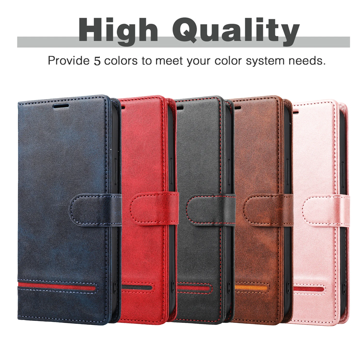 Magnetic Leather Phone Case For iPhone 13 12 Mini 11 Pro X XS Max XR 8 7 6 6S Plus SE 2020 PU Luxury Flip Wallet Card Slot Cover apple 13 pro max case