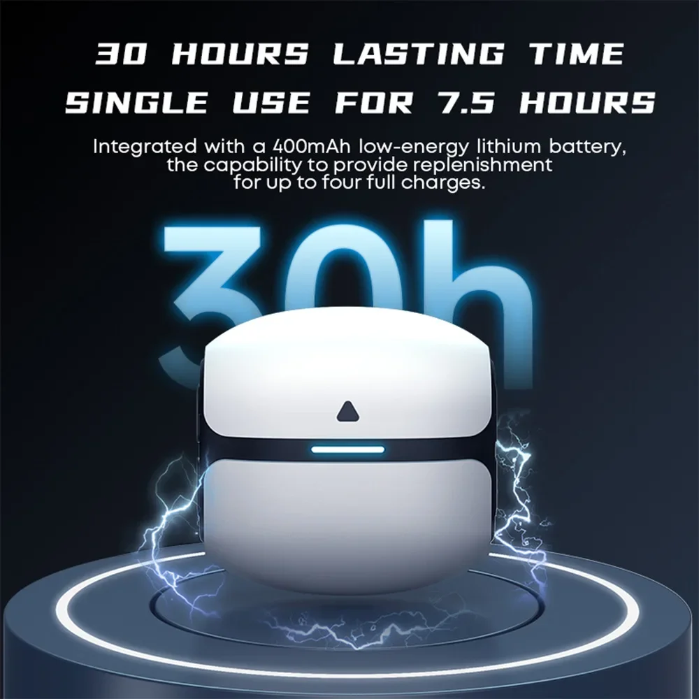 TWS Wireless Earpods Bluetooth 5.3 Wireless Earphones Dual Mode for Game Music ENC Talking Noise Canceling Compatible with IOS 3