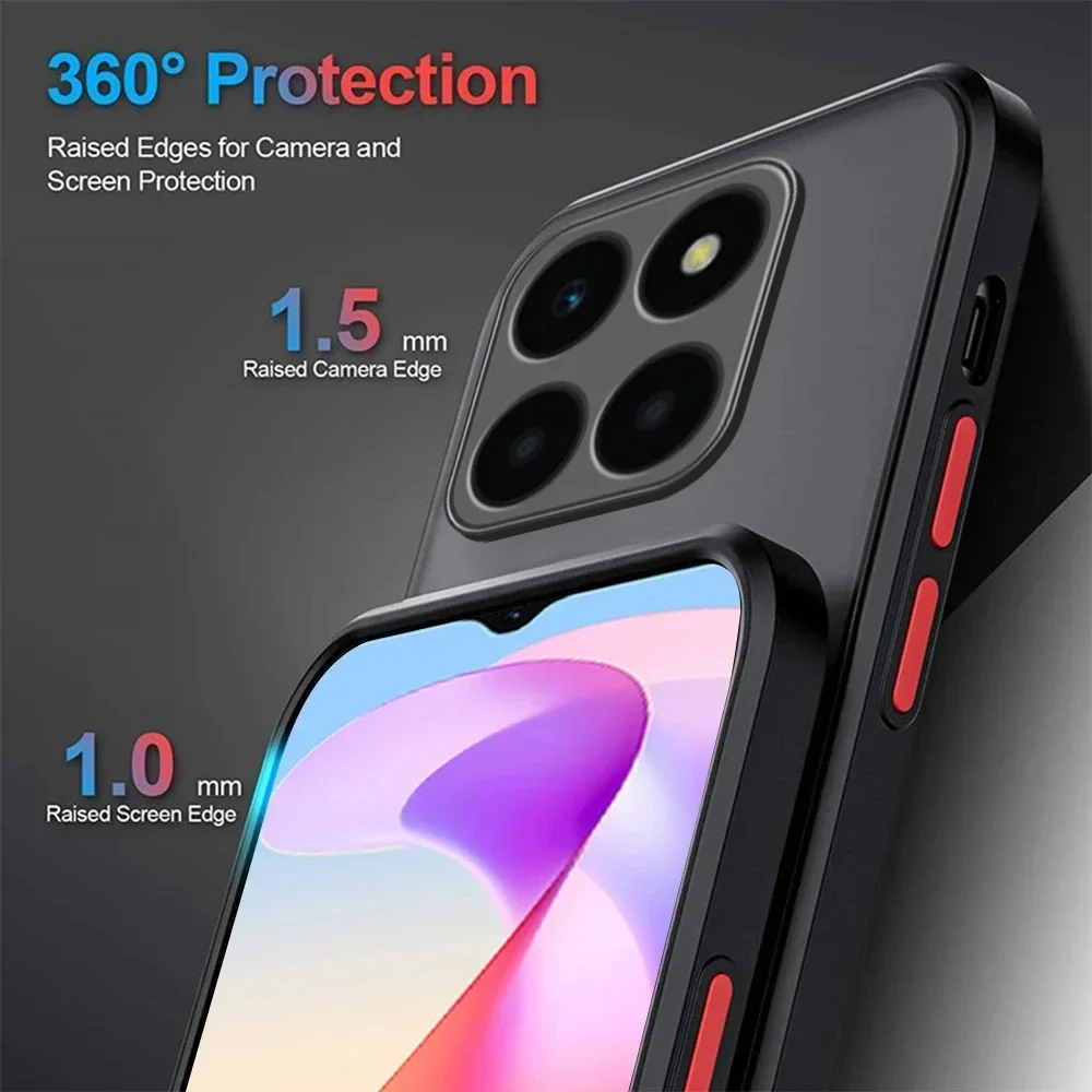 Matte Translucent Shockproof Silicone Frosted Phone Case