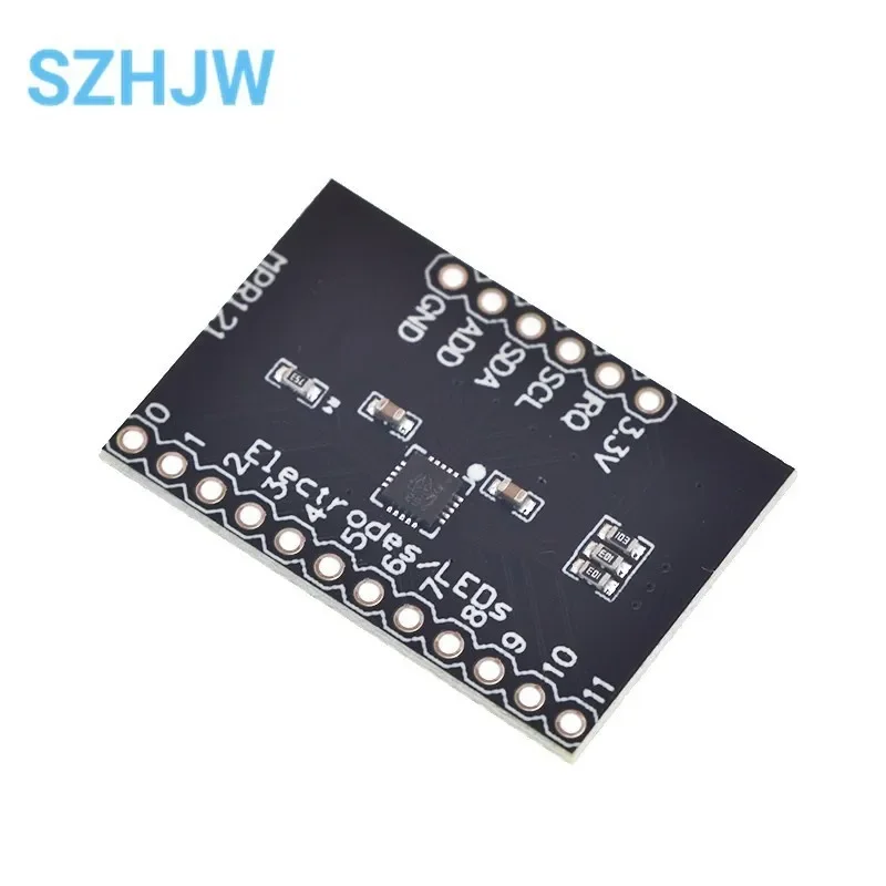 MPR121 정전식 터치 센서 모듈 Arduino용 I2C 인터페이스 브레이크아웃 보드, 12키 터치 컨트롤(1/5/10PCS)