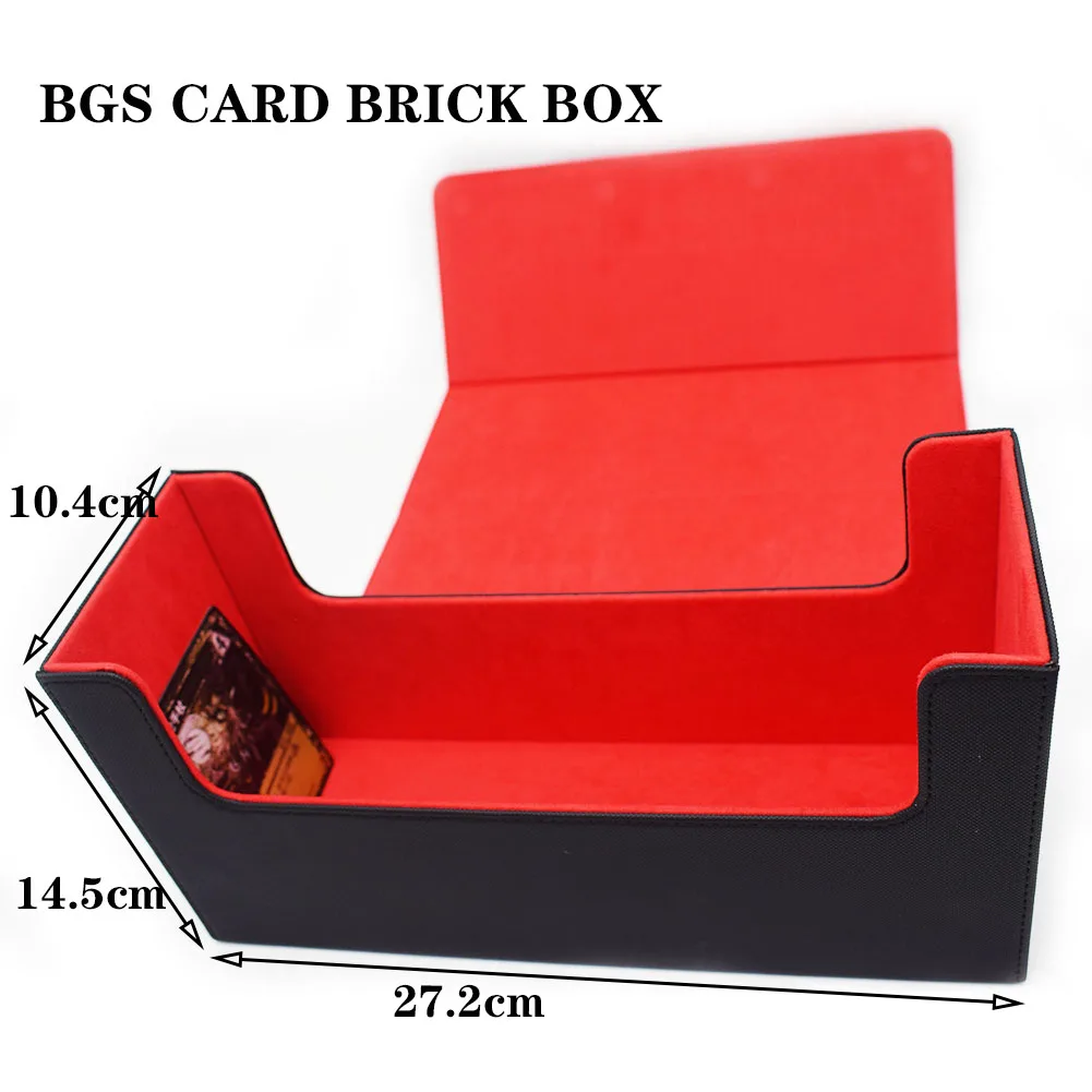 BGS PSA Rating Card Brick Storage Box Card Case Deck Box For MTG/TCG/ PTCG/PKM Trading Cards Can Hold 30+ Card Bricks