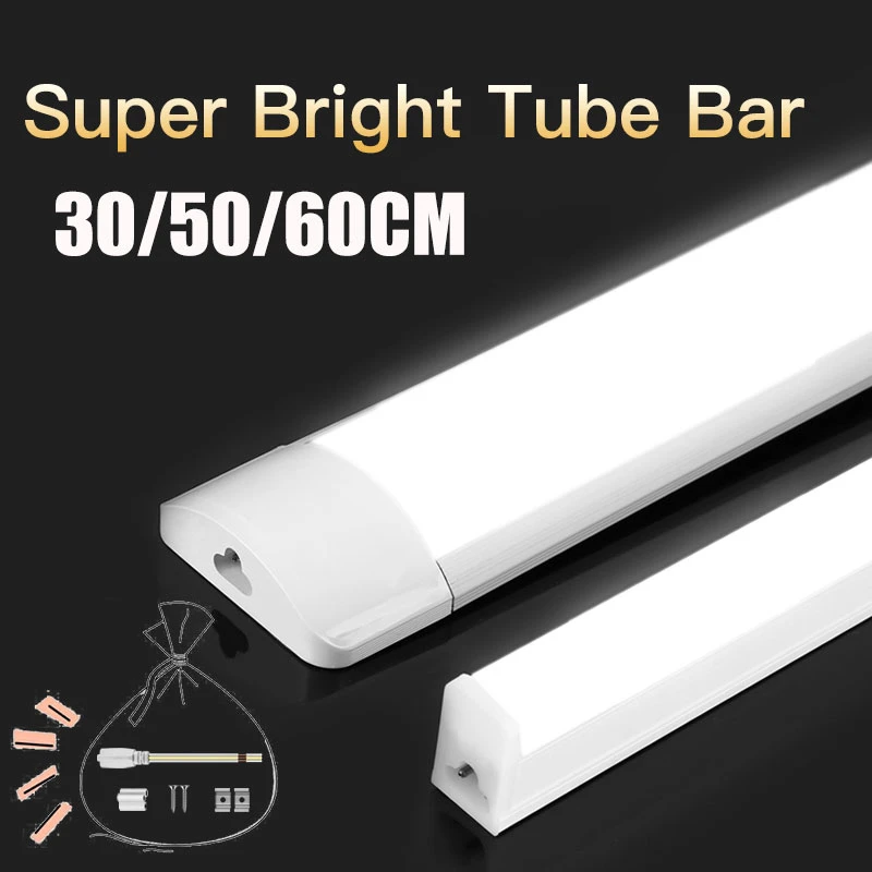 LED Tube T5 Integrated Light 1FT 2FT LED Fluorescent Tube Wall Lamp 6W 10W